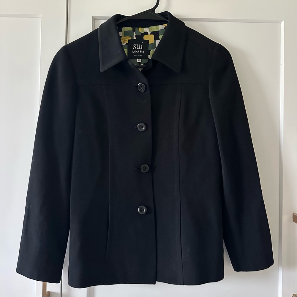 Anna Sui Black Women's Blazer